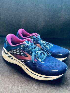 Brooks Adrenaline GTS 22 Deep Blue with Pink accents - 120353-1B-403 10.5